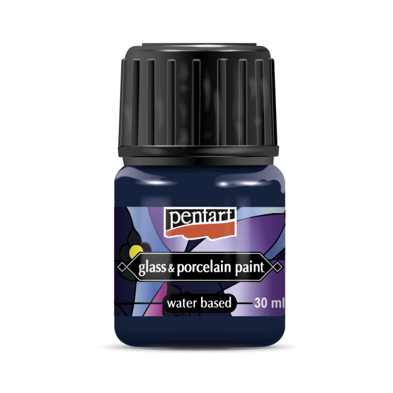 Pentart Peinture porcelaine & verre 30 ml - Bleu