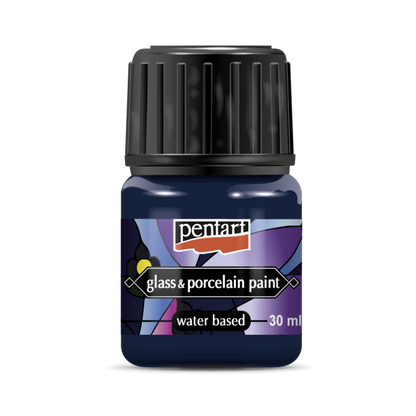 Pentart Peinture porcelaine & verre 30 ml - Bleu