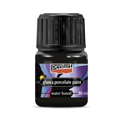 Pentart Peinture porcelaine & verre 30 ml - Noir