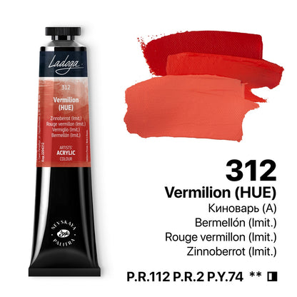 Ladoga Acrylic Paint 46 ml - Vermilion (Hue)