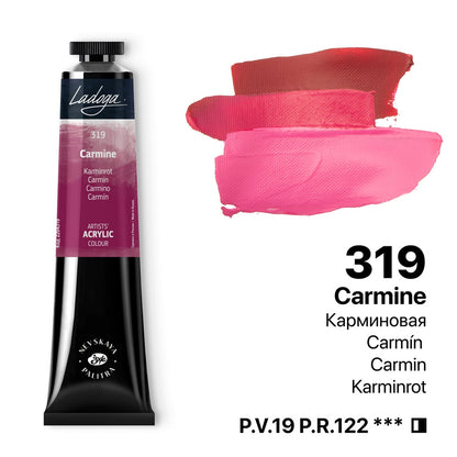 Ladoga Acrylic Paint 46 ml - Carmine
