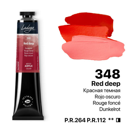 Ladoga Acrylic Paint 46 ml - Red Deep