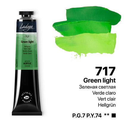 Ladoga Acrylic Paint 46 ml - Vert clair