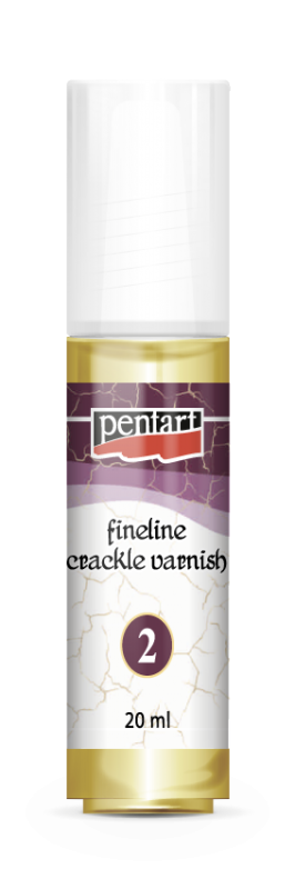 Pentart Fineline 2 composants Craquelé Vernis