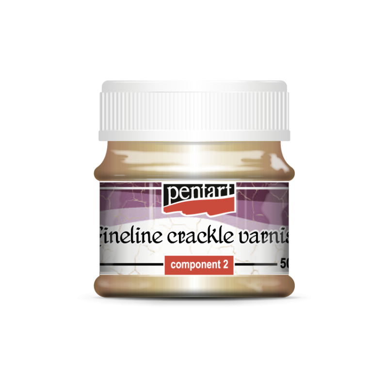 Pentart Fineline 2 composants Craquelé Vernis
