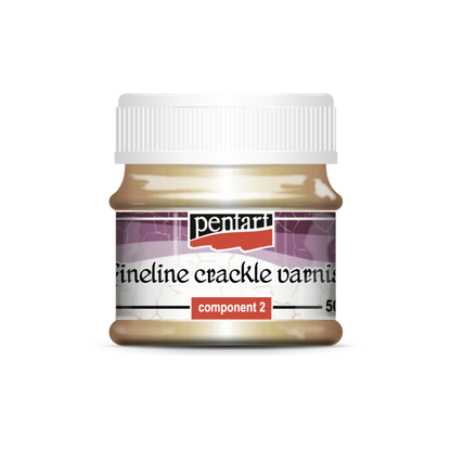 Pentart Fineline 2 composants Craquelé Vernis