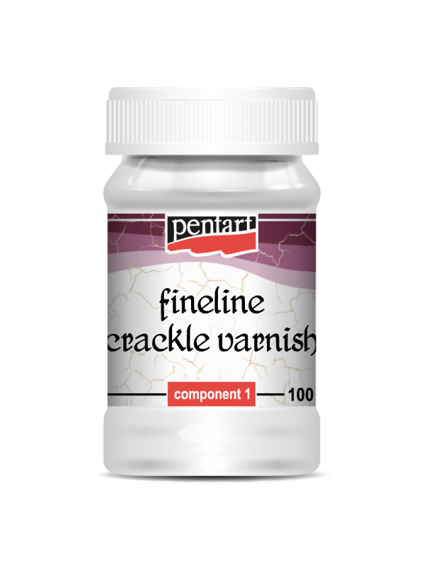 Pentart Fineline 2 composants Craquelé Vernis