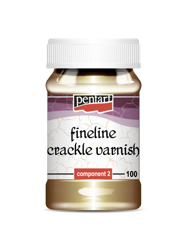 Pentart Fineline 2 composants Craquelé Vernis