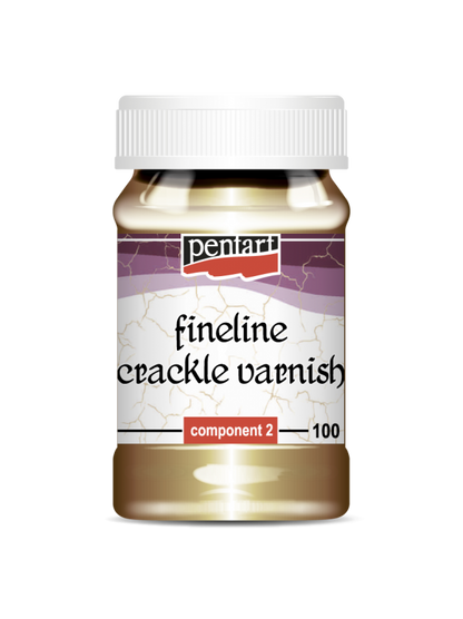 Pentart Fineline 2 composants Craquelé Vernis
