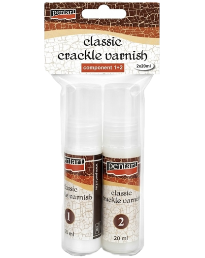 Pentart Classic 2-Step Crackle Varnish - 2 x 20 ml