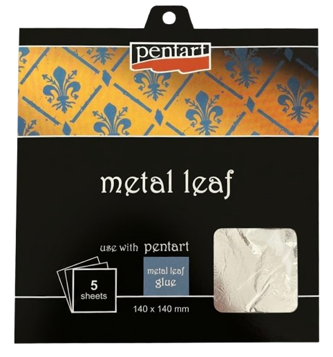 Pentart Metal Leaf Booklet 14 x 14 cm - 5 vel