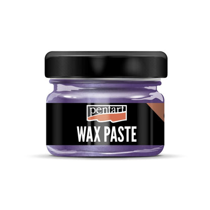 Pentart Pâte de cire d'abeille colorée 20 ml - Metallic Violet