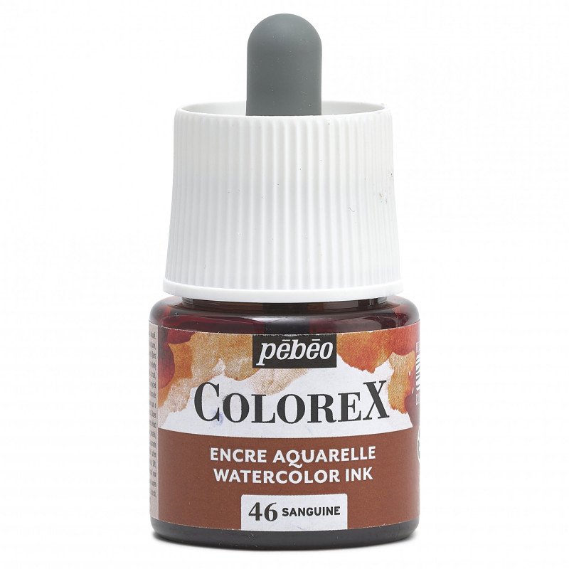 Pebeo Colorex Encre aquarelle 45 ml - 46 - Sanguinisch
