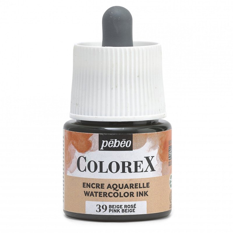 Pebeo Colorex Encre aquarelle 45 ml - 39 - Roze Beige