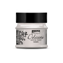 Pentart Delicate Metallic Peinture acrylique 50 ml - Argent