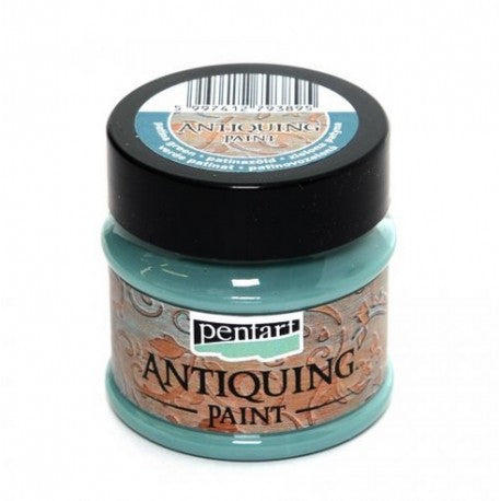 Pentart Antiquing Paint 50 ml - Patina Green