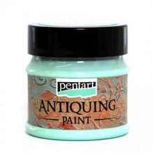 Pentart Antiquing Paint 50 ml - Patina Blue