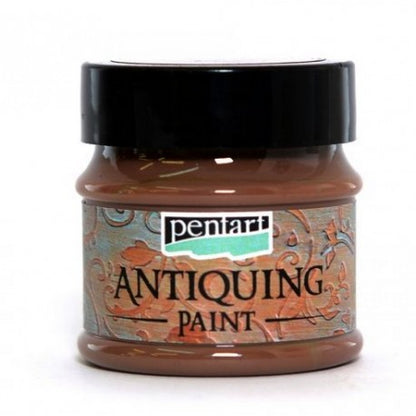 Pentart Antiquing Paint 50 ml - Brun foncé