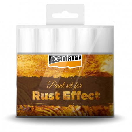 Pentart Rust Effect Paint Set 20 ml. - 5 Pack