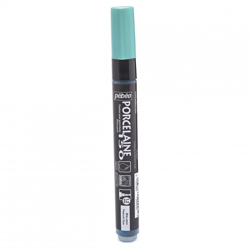 Pebeo Porcelaine 150 Marker Bullet Tip 1.2 mm - Peacock Blue
