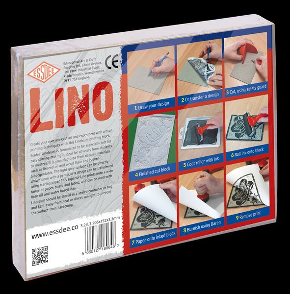 Essdee Art Print Plaque d'impression lino 3.2 mm - 152x101x3.2 mm - 10 pièces