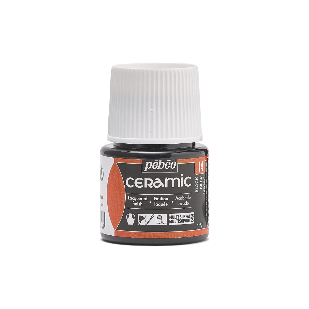 Pebeo Ceramic Paint 45 ml - 14 - Noir
