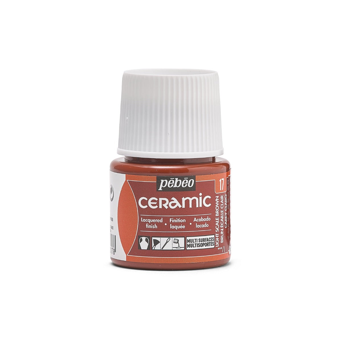 Pebeo Ceramic Paint 45 ml - 17 - Brun clair