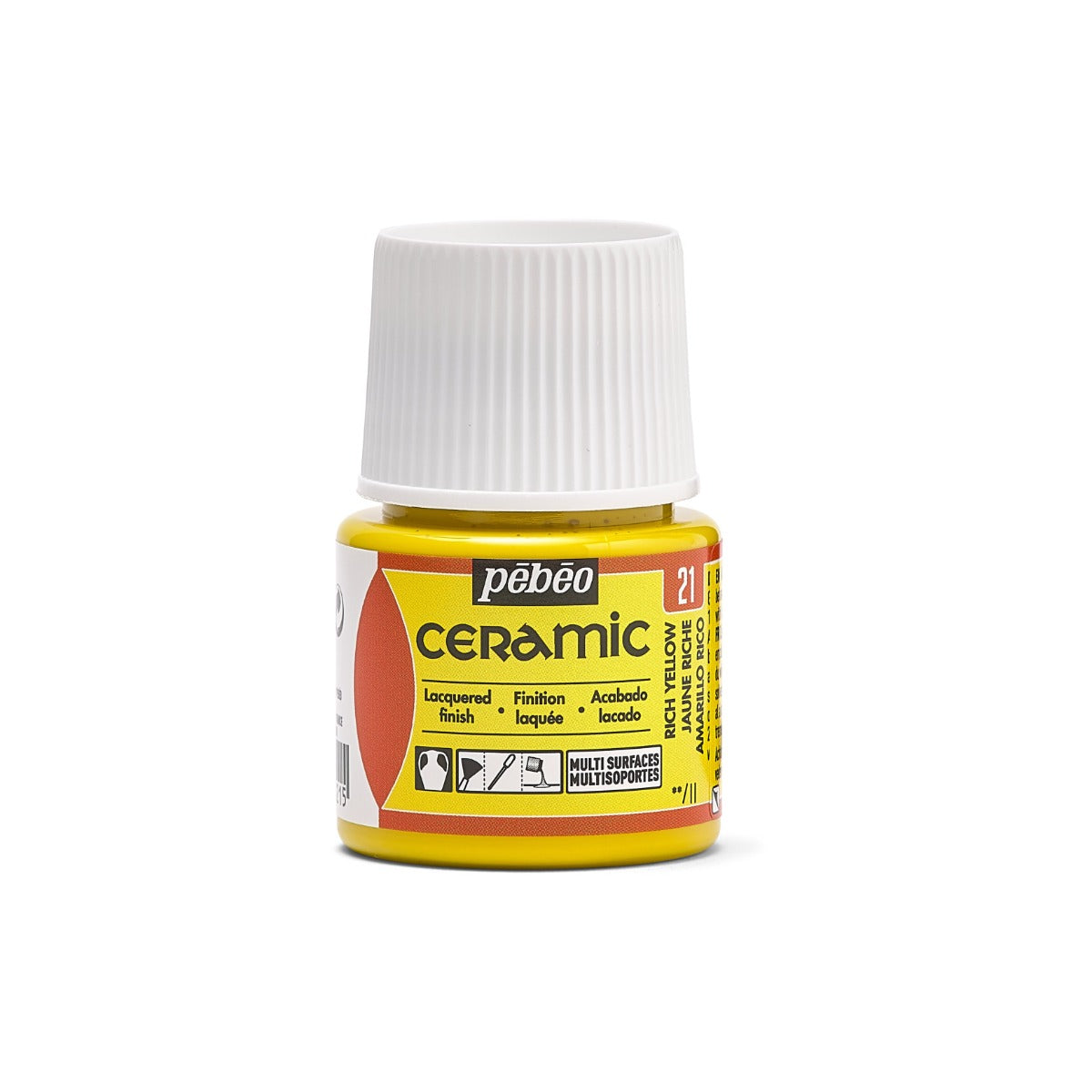 Pebeo Ceramic Paint 45 ml - 21 - Riche Jaune