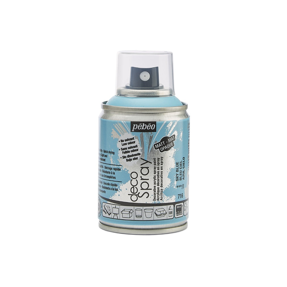 Pebeo Decospray Acryl Decoratieverf 100 ml - Blauw