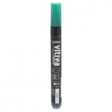 Pebeo Vitrea 160 Transparent Marker Glanzend - Glanzend Smaragd