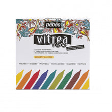Pebeo Vitrea 160 Markers Couleurs brillantes - Étui 9