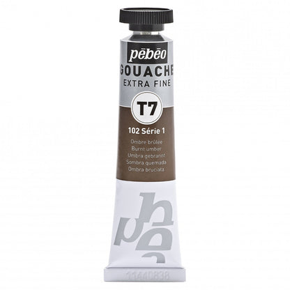 Pebeo Extra-Fijne Gouache T7 20 ml - Terre d'ombre brûlée