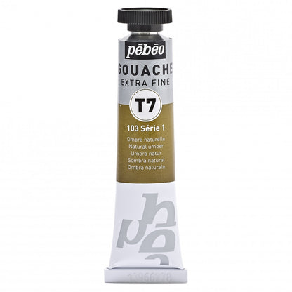 Pebeo Extra-Fijne Gouache T7 20 ml - Terre d'ombre naturelle