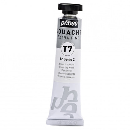 Pebeo Extra-Fijne Gouache T7 20 ml - Opaque Blanc