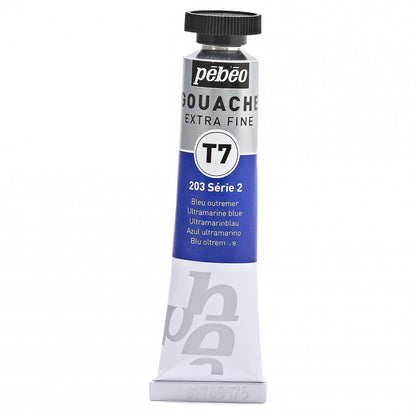 Pebeo Extra-Fijne Gouache T7 20 ml - Bleu outremer