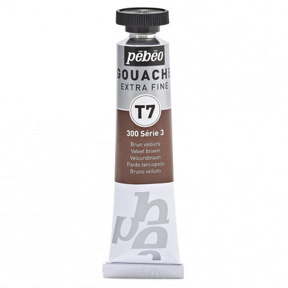 Pebeo Extra-Fijne Gouache T7 20 ml - Fluweelbruin