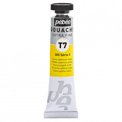 Pebeo Extra-Fijne Gouache T7 20 ml - Medium Jaune de cadmium