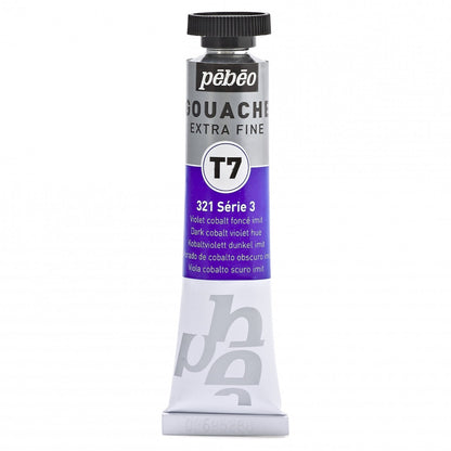 Pebeo Extra-Fijne Gouache T7 20 ml - Foncé Violet de cobalt Imitation