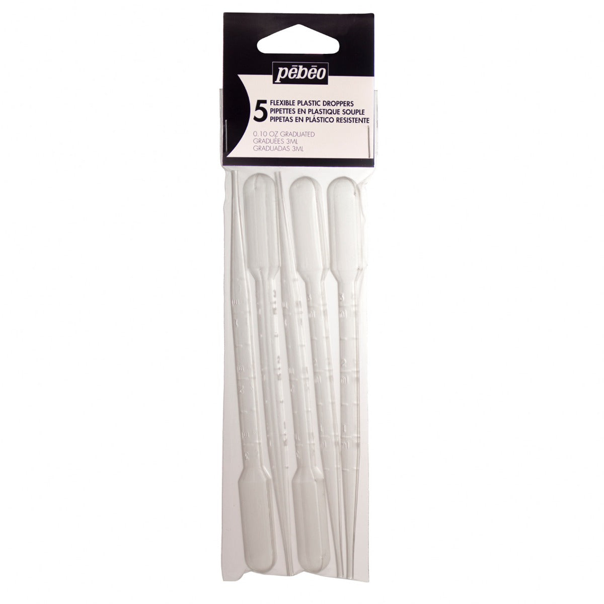 Pebeo Plastic Pipet - 5 pièces