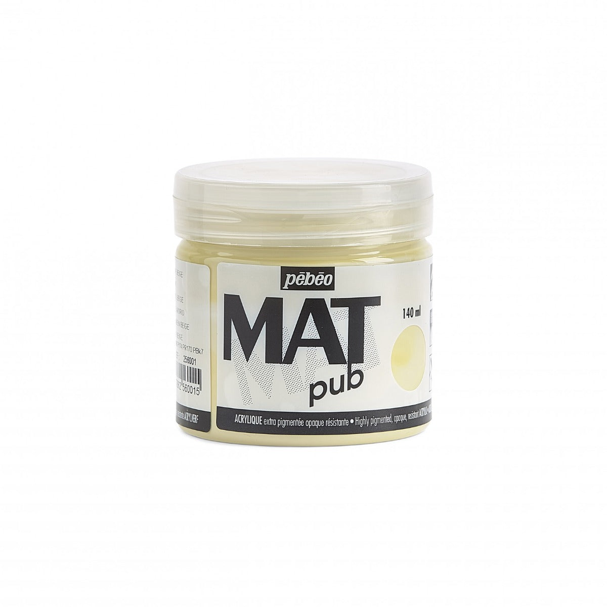 Pebeo Mat Pub Peinture acrylique 140 ml - Ivoor Beige