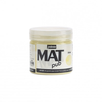 Pebeo Mat Pub Peinture acrylique 140 ml - Ivoor Beige