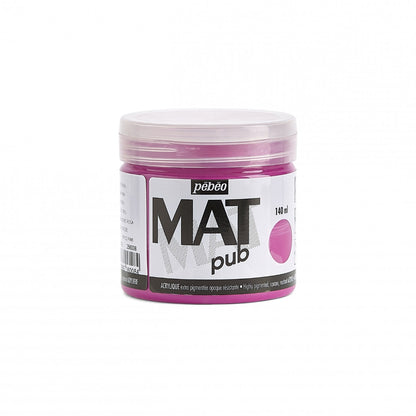 Pebeo Mat Pub Peinture acrylique 140 ml - Tyrisch Roze