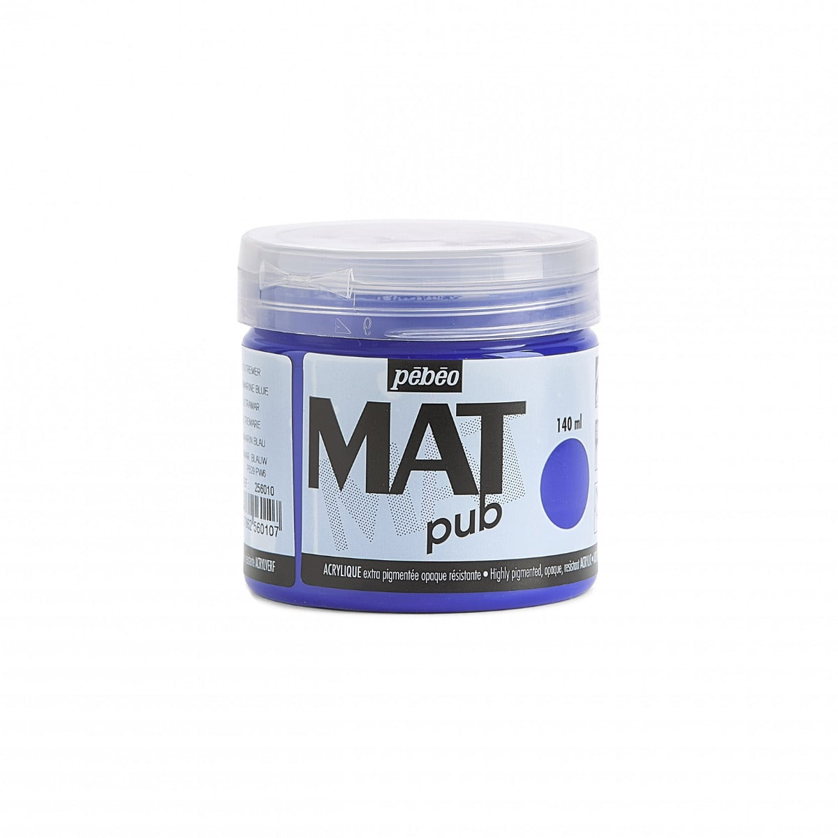 Pebeo Mat Pub Peinture acrylique 140 ml - Bleu outremer