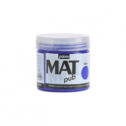 Pebeo Mat Pub Peinture acrylique 140 ml - Bleu outremer
