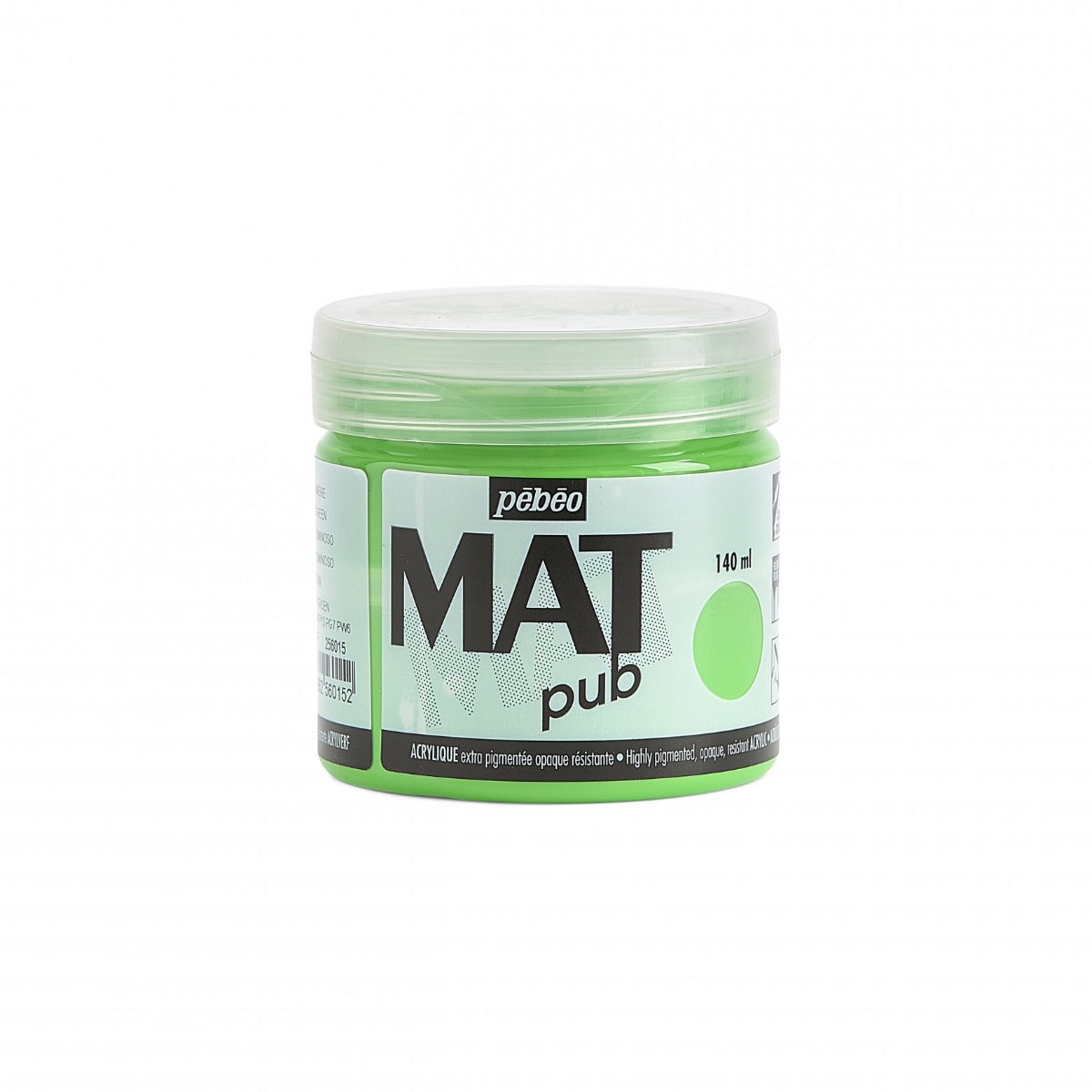 Pebeo Mat Pub Peinture acrylique 140 ml - Vert vif