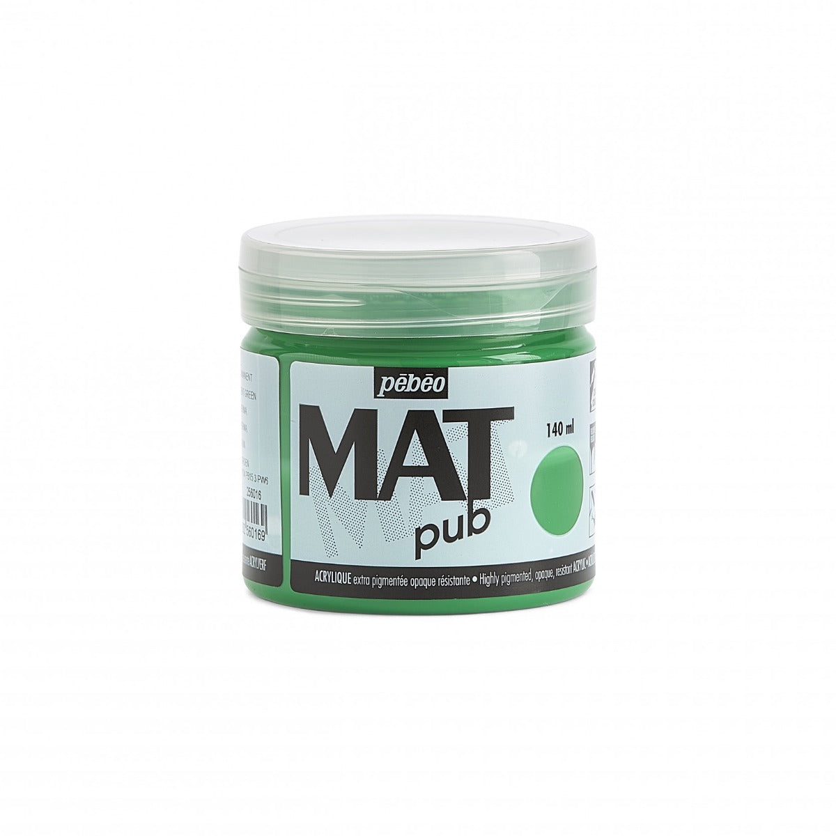 Pebeo Mat Pub Peinture acrylique 140 ml - Permanent Vert