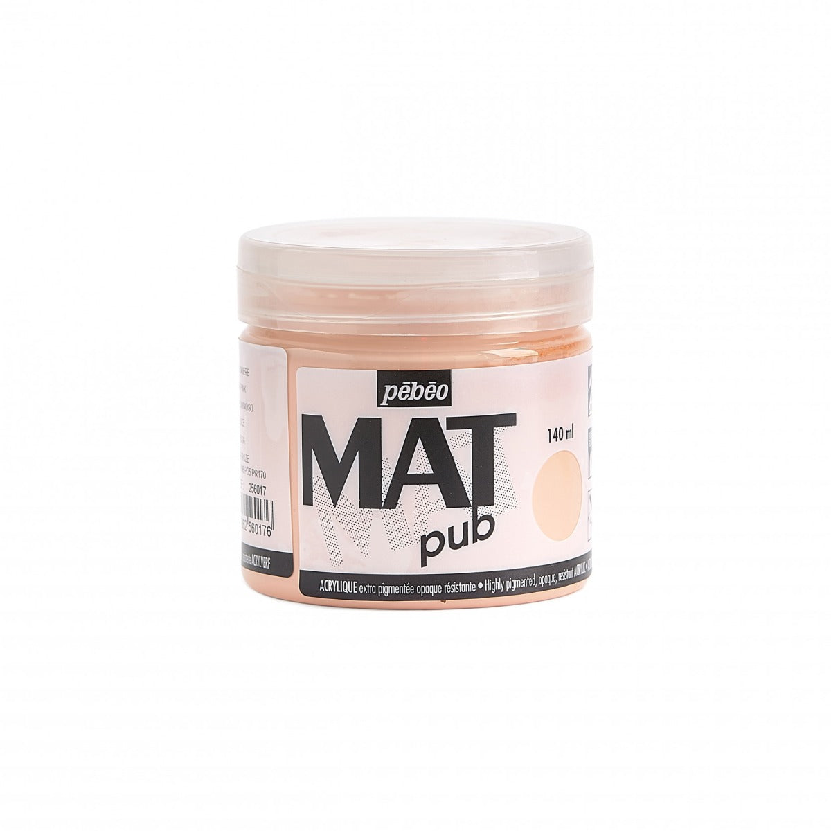 Pebeo Mat Pub Peinture acrylique 140 ml - Rose vif