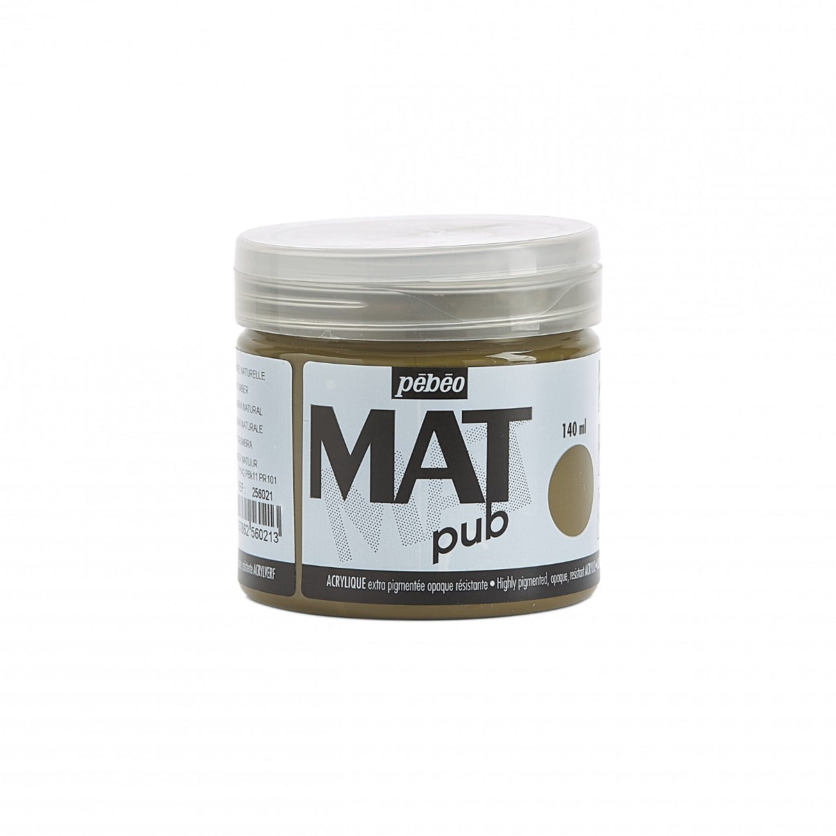 Pebeo Mat Pub Peinture acrylique 140 ml - Terre d'ombre naturelle