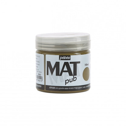 Pebeo Mat Pub Peinture acrylique 140 ml - Terre d'ombre naturelle