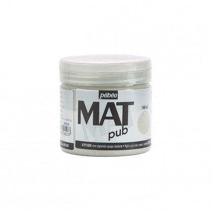 Pebeo Mat Pub Peinture acrylique 140 ml - Gris chaud
